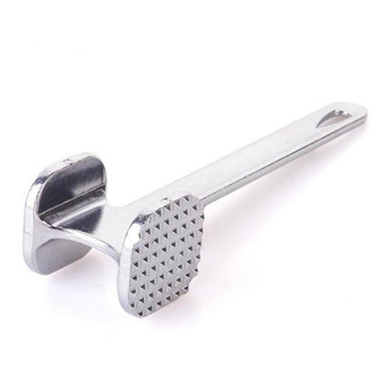 Meat Mallet Tenderizer Steak Hammer Kitchen Tool Aluminum Metal Sliver
